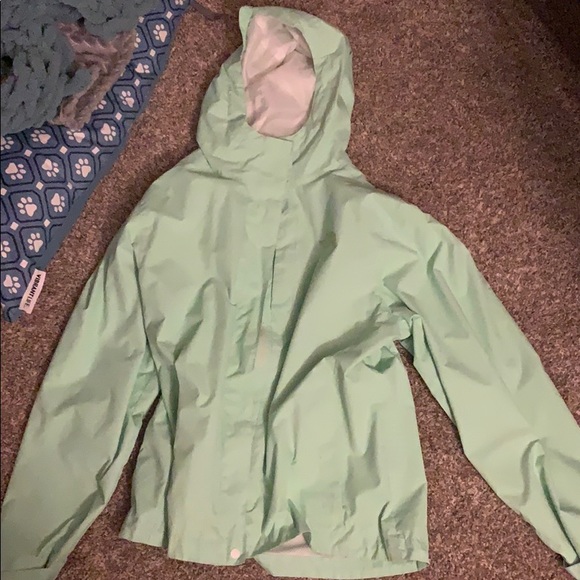The North Face Jackets & Blazers - Light green north face rain jacket